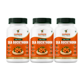 Sea Buckthorn Capsules – Pure Berry Extract (Combo Pack of 3 Bottles)