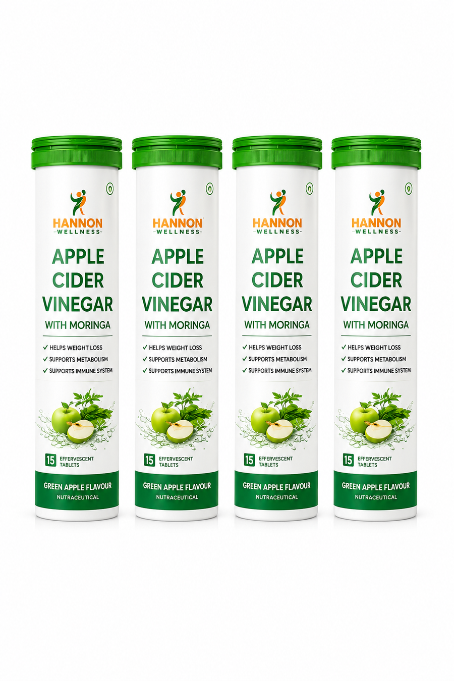 Apple Cider Vinegar with Moringa (Pack of 4)