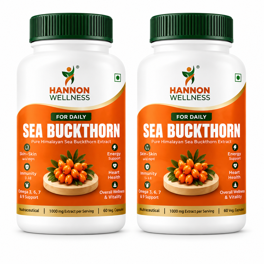 Sea Buckthorn Pure Berry Extract Capsule (Pack 2)