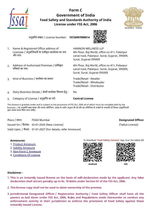 FSSAI Certificate